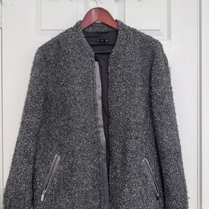 Club Monaco Charcoal Textured Jacket